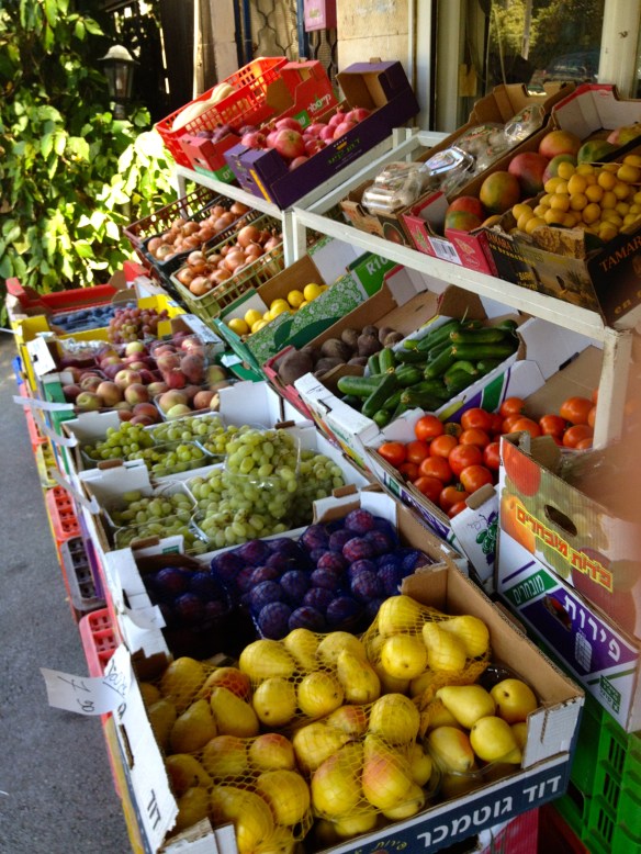 Produce at the market